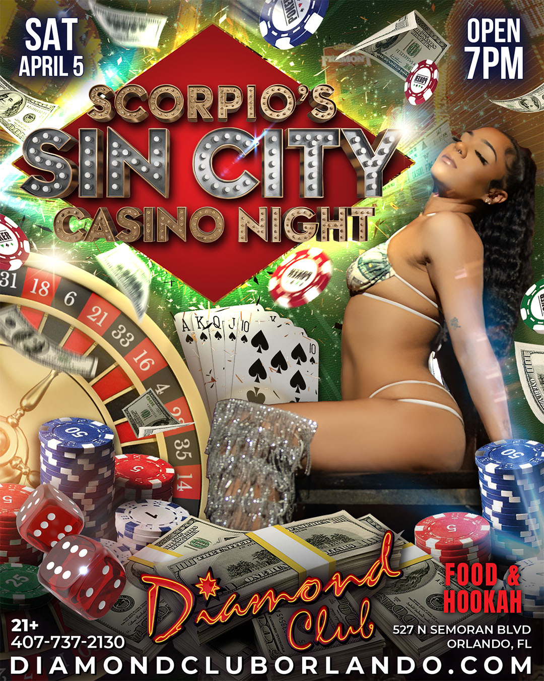 diamond club scorpio sin city vegas